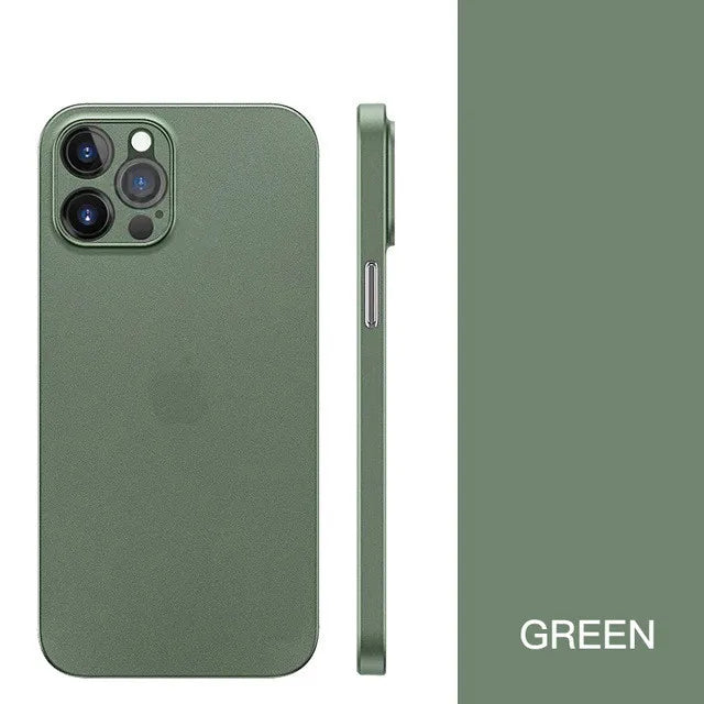 Apple iPhone Ultra-Thin Matte Phone Case