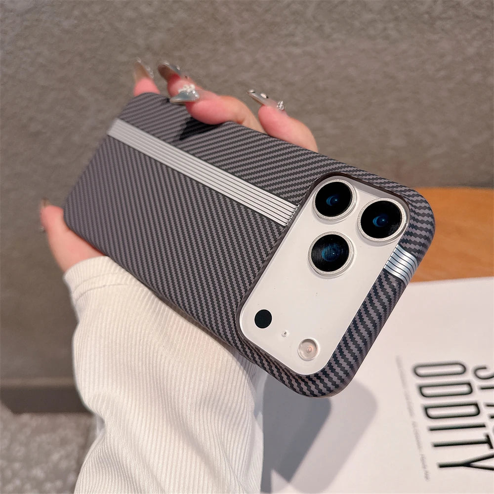 Apple iPhone Kevlar Carbon Fibre Look Case