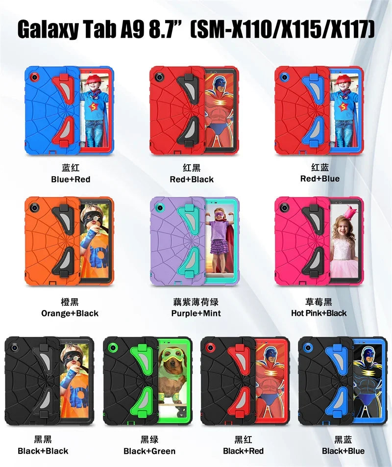 Samsung Galaxy Tablet Spiderman Armor Case