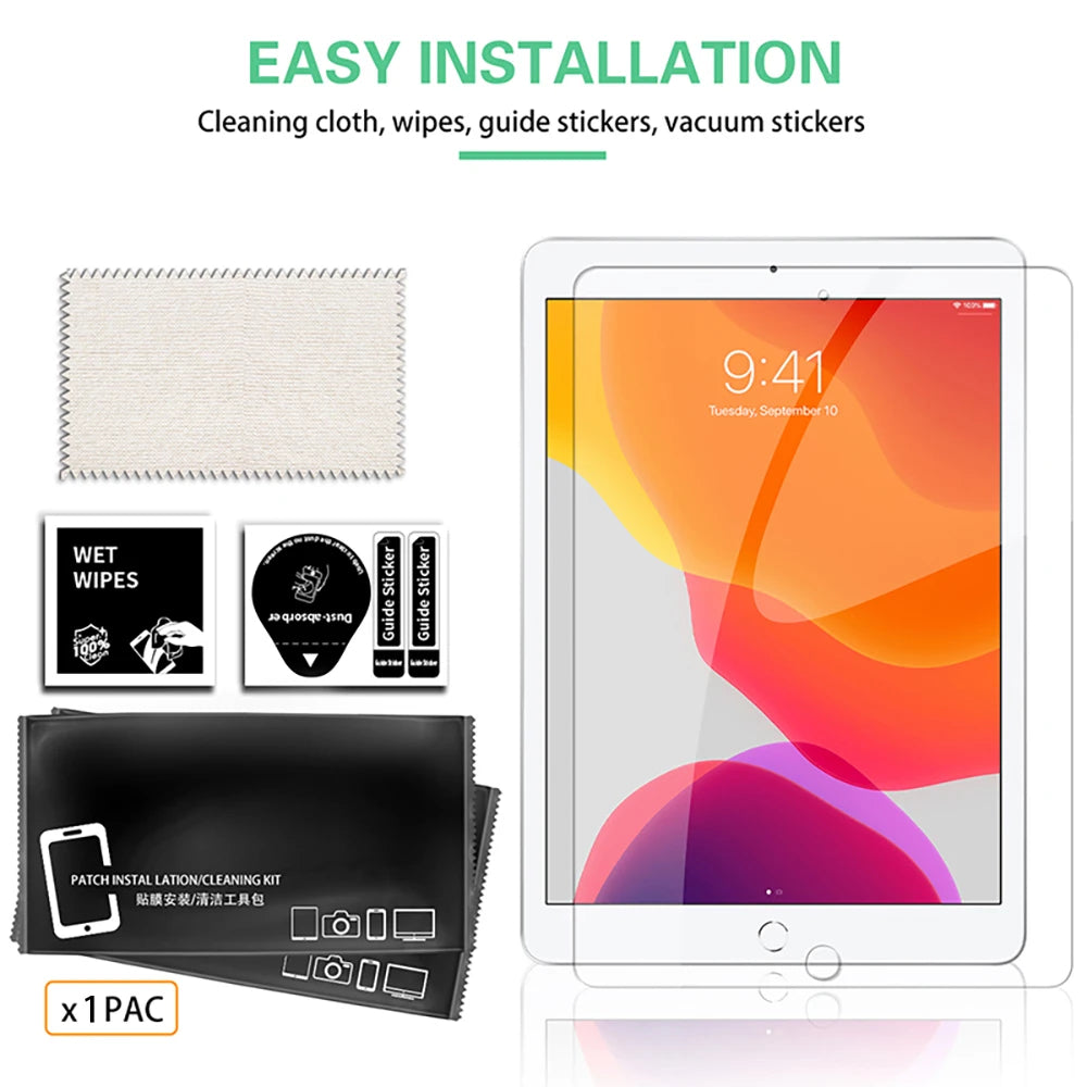 Apple iPad - Tempered Glass Screen Protector - 2 Pack
