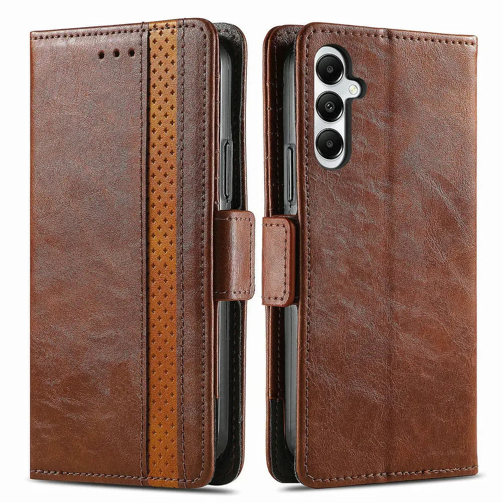 Samsung Galaxy RFID Leather Flip Wallet Case 360 Protection For A05 A05S A15 A25 A35 A55 A56