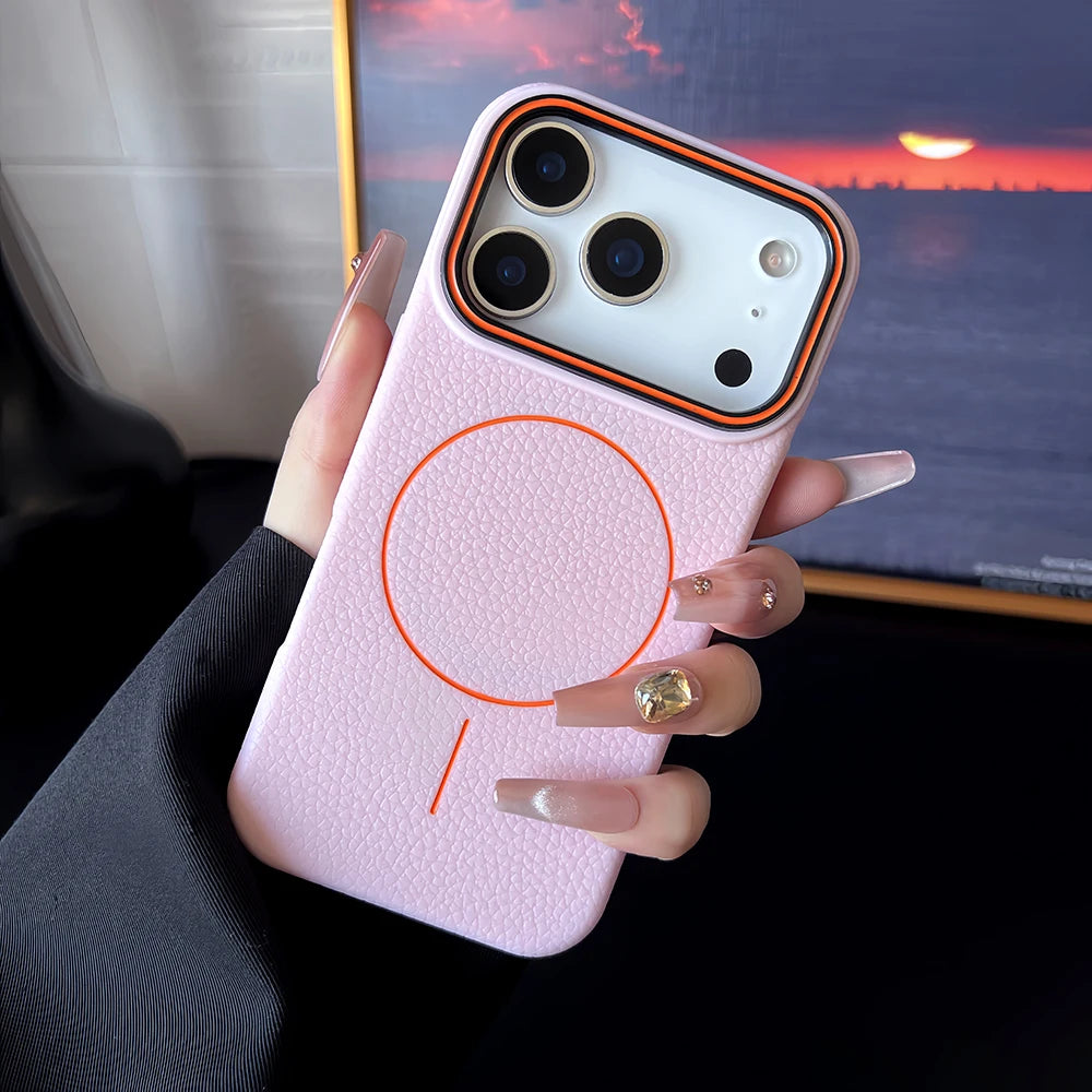 Apple iPhone Textured Leather Case