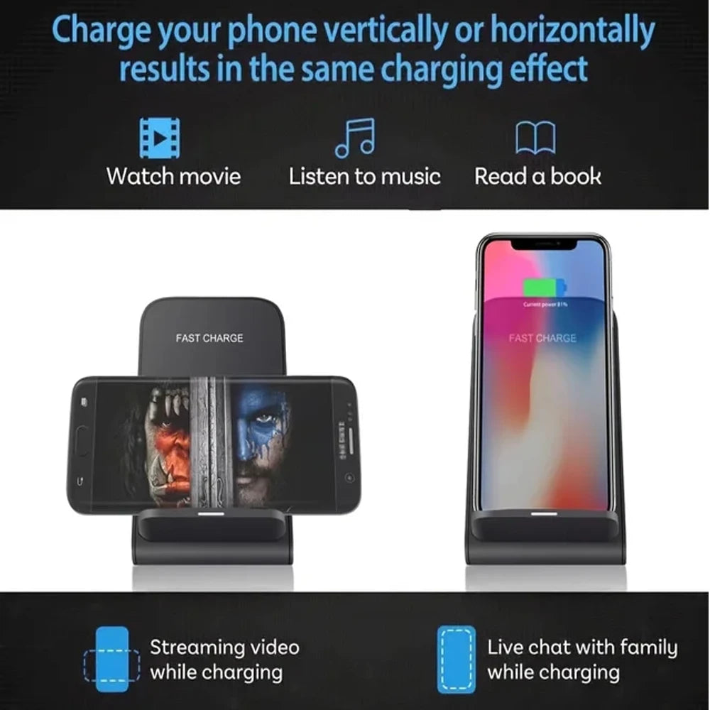 Apple & Android - Wireless Charger Stand