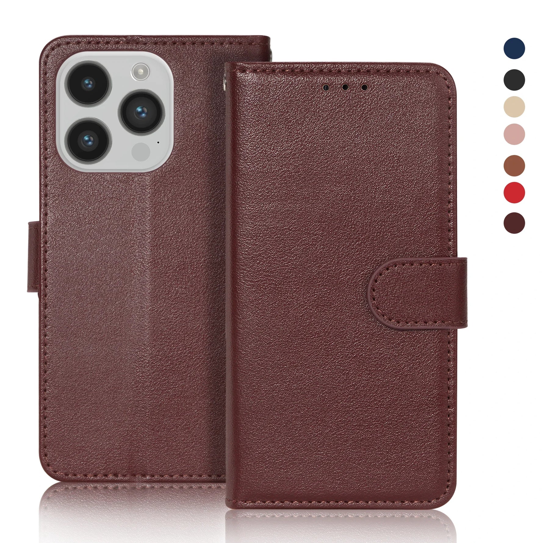 Apple iPhone Leather Flip Case