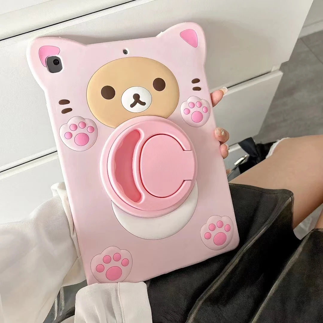 Apple iPad Kids Cartoon Silicone Case