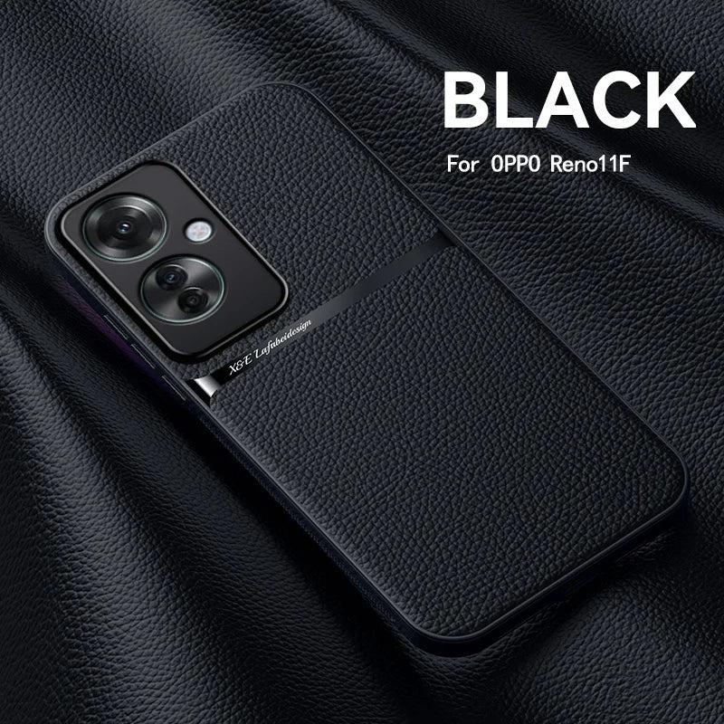 OPPO Reno 11F Stylish Leather Phone Case
