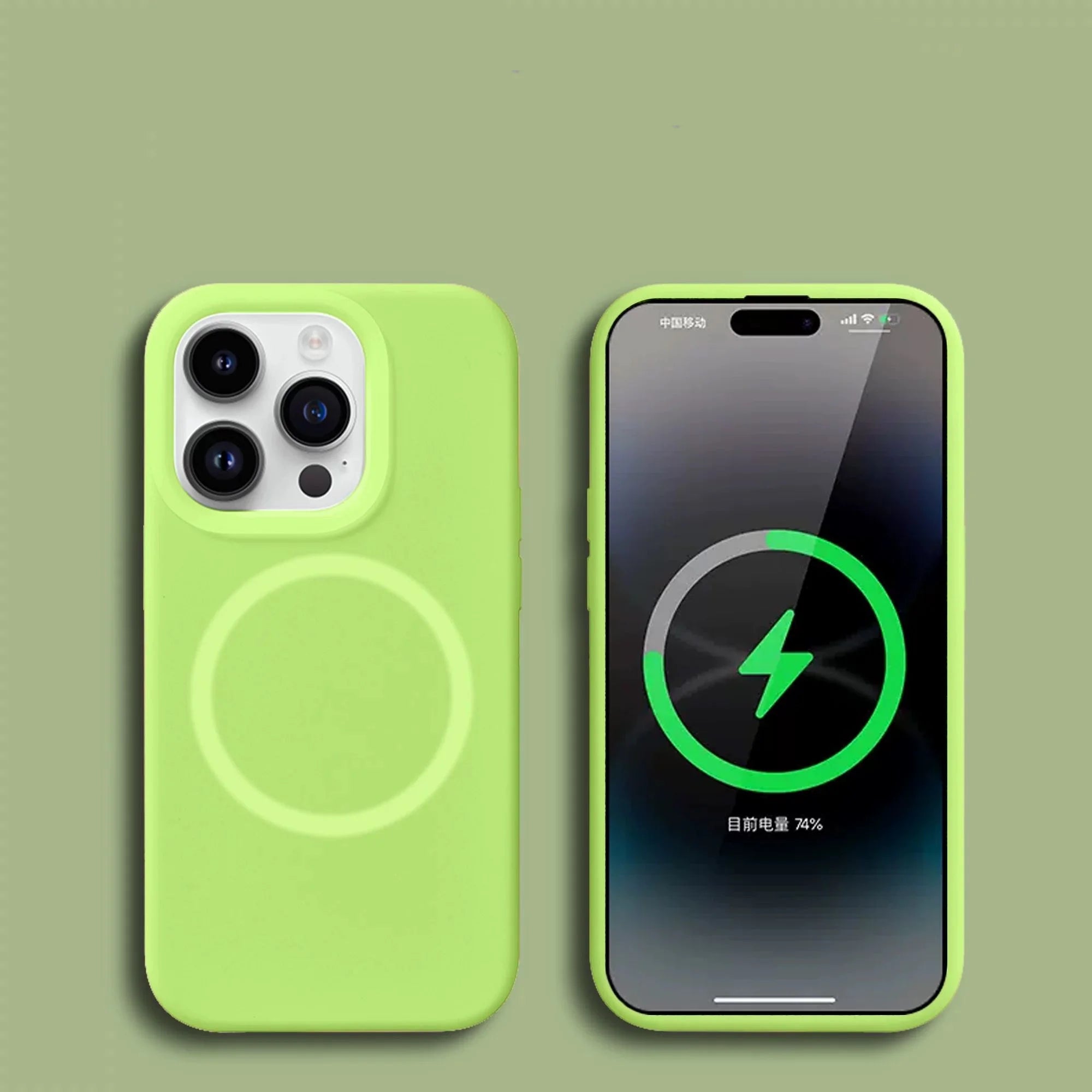 Apple iPhone Premium iPhone Liquid Jelly Magsafe Case