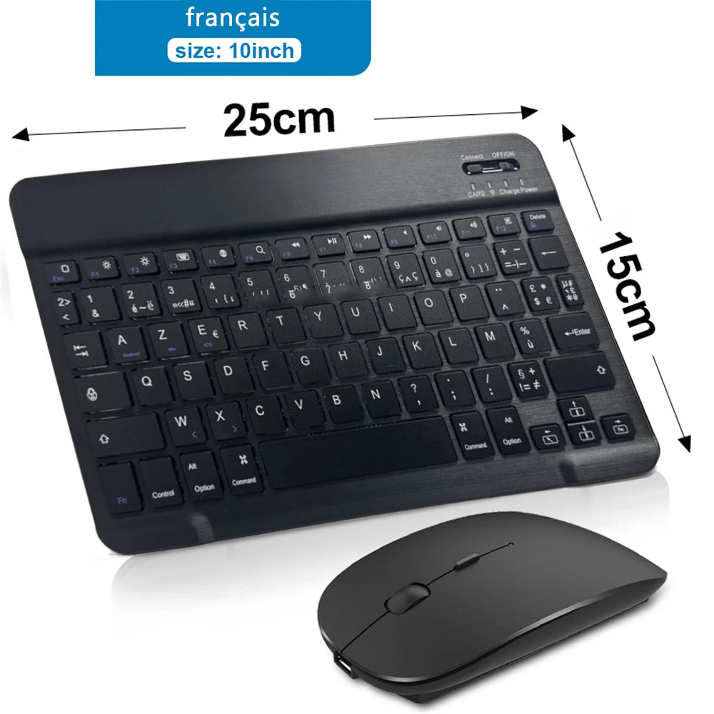 Bluetooth Wireless Keyboard & Mouse For Apple, Android, Windows Tablets