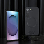 Samsung Galaxy Luxury Soft Logo Silicone Magsafe Case