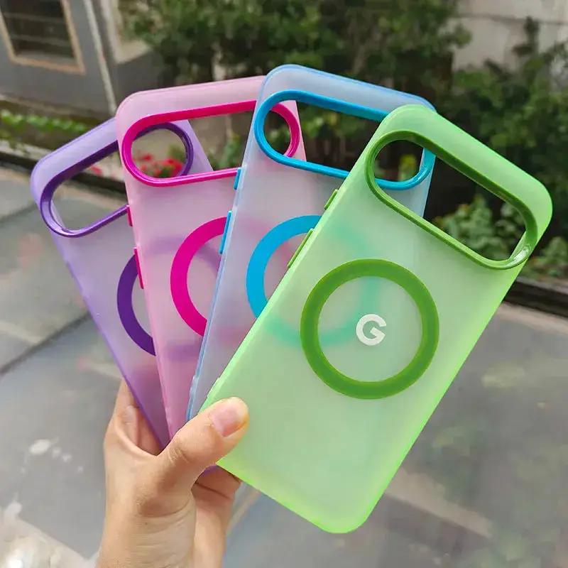Google Pixel - Frosted Clear Magnetic MagSafe Phone Case by Mobile Supplies Online