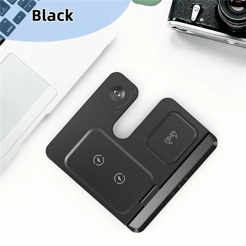 Apple & Samsung - 3 in 1 Wireless Charger Stand