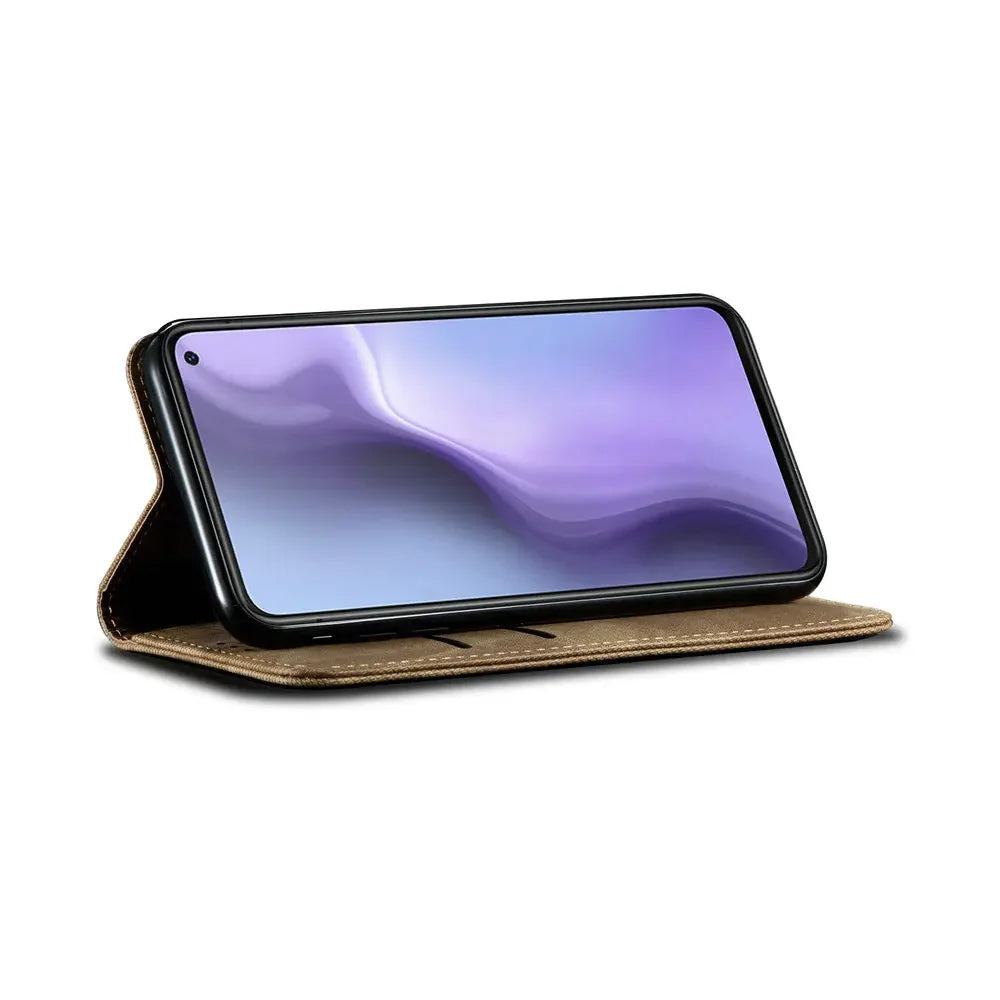 Vivo V17 Neo Wallet Case Leather Card Holder Flip Cover