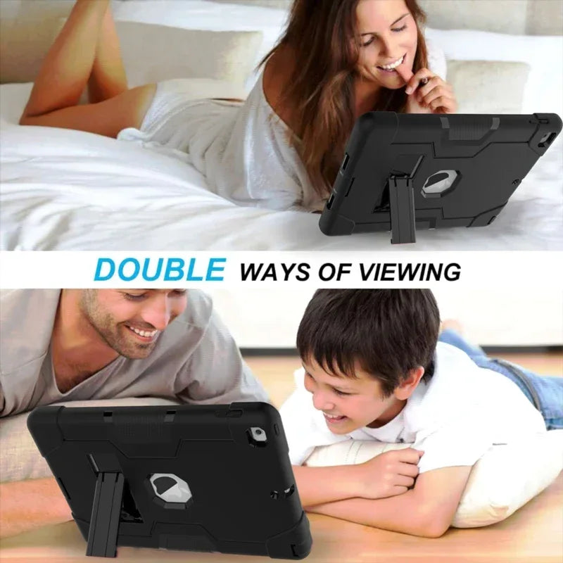 Apple iPad Armor Shockproof Kids Tablet Case with Stand