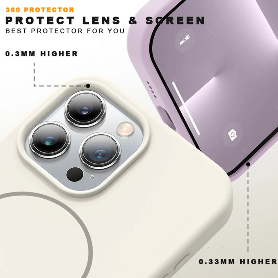 Apple iPhone Magsafe Silicone Phone Case