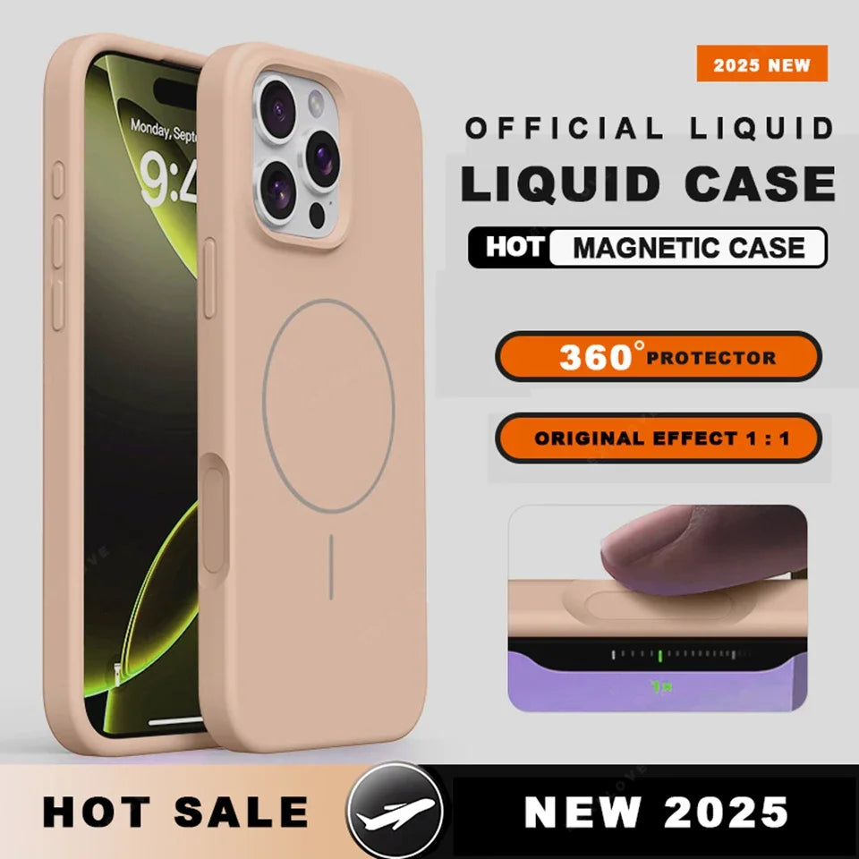 Apple iPhone Magsafe Silicone Phone Case