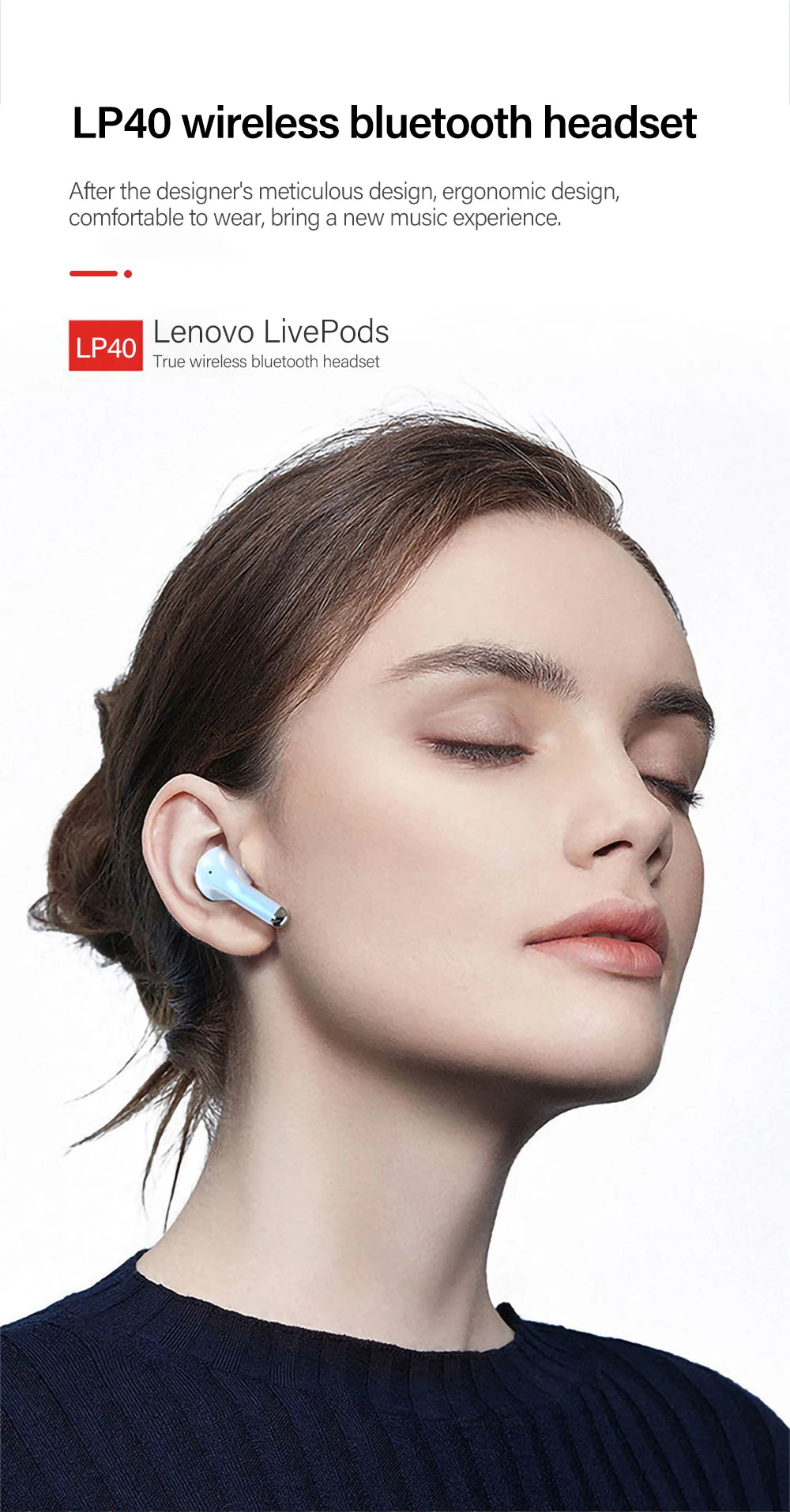 Lenovo Multi-Colour Bluetooth Wireless TWS Earphones