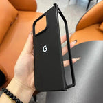 Google Pixel - Ultra Thin Matte Flip Phone Case With Logo by Mobile Supplies Online