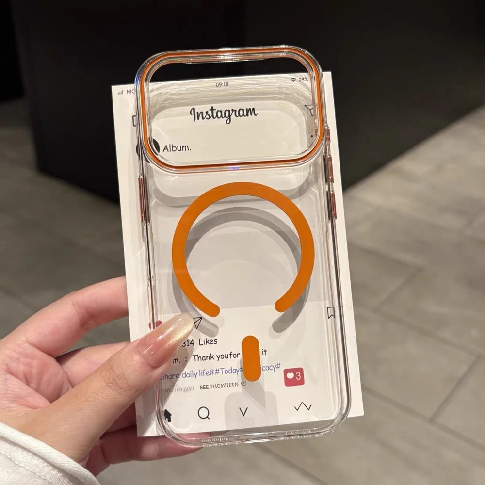 Apple iPhone Transparent Magsafe Hard Case