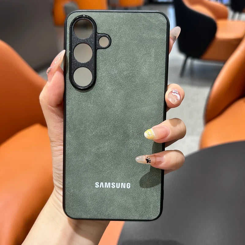 Samsung Galaxy Luxury Sheepskin Leather Phone Case