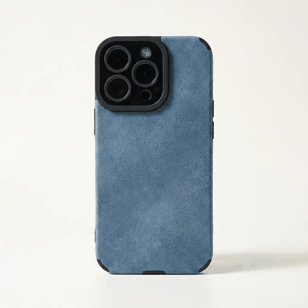 Apple iPhone - Premium Matte Leather Silicone CaseMobile Supplies OnlineApple iPhone