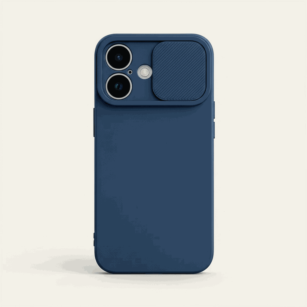 Apple iPhone - Soft Silicone Case With Sliding Lens ProtectorMobile Supplies OnlineApple iPhone