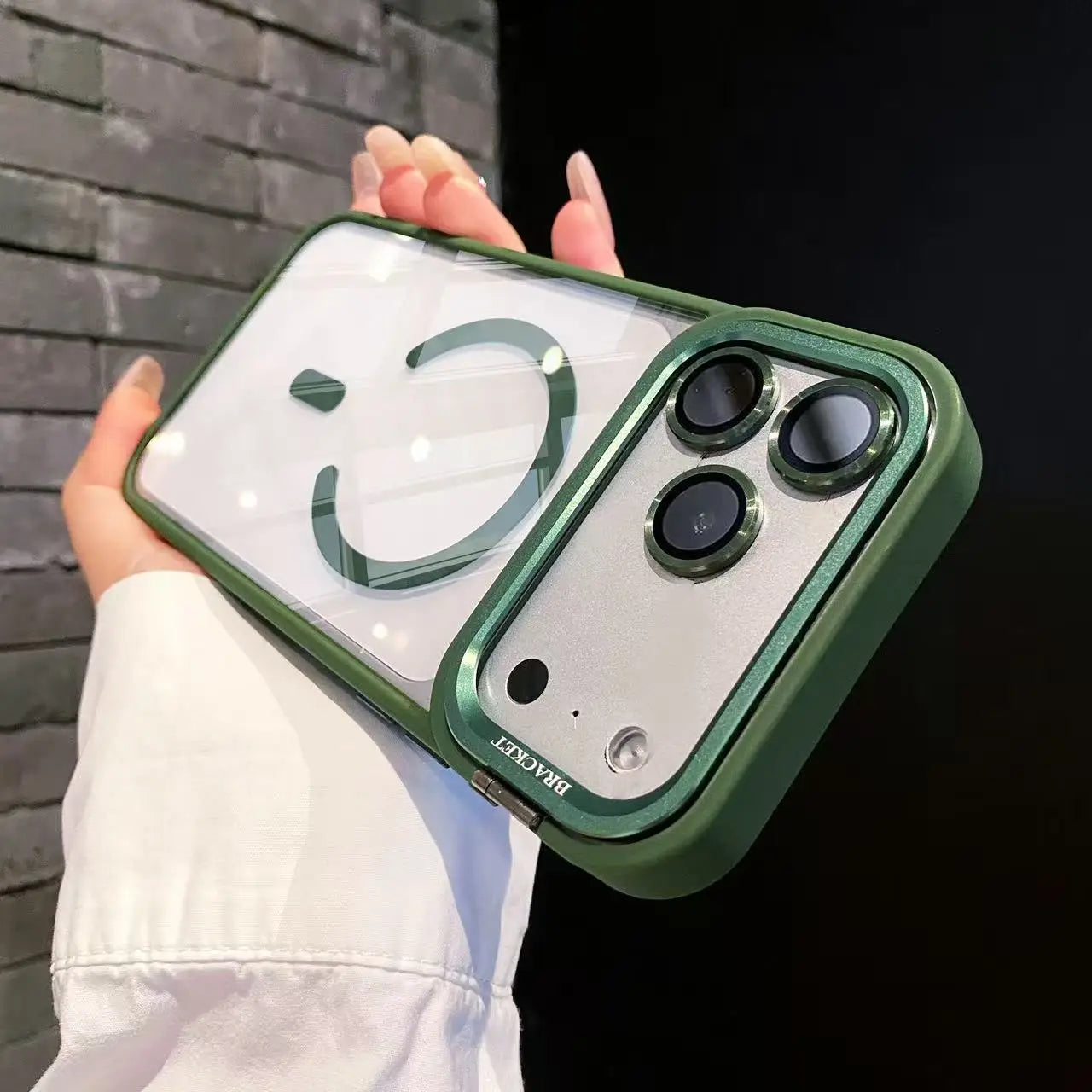 Apple iPhone - Case With Magnetic Lens Protector & Stand