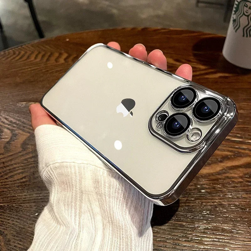 Apple iPhone - Clear Case With Lens Protector
