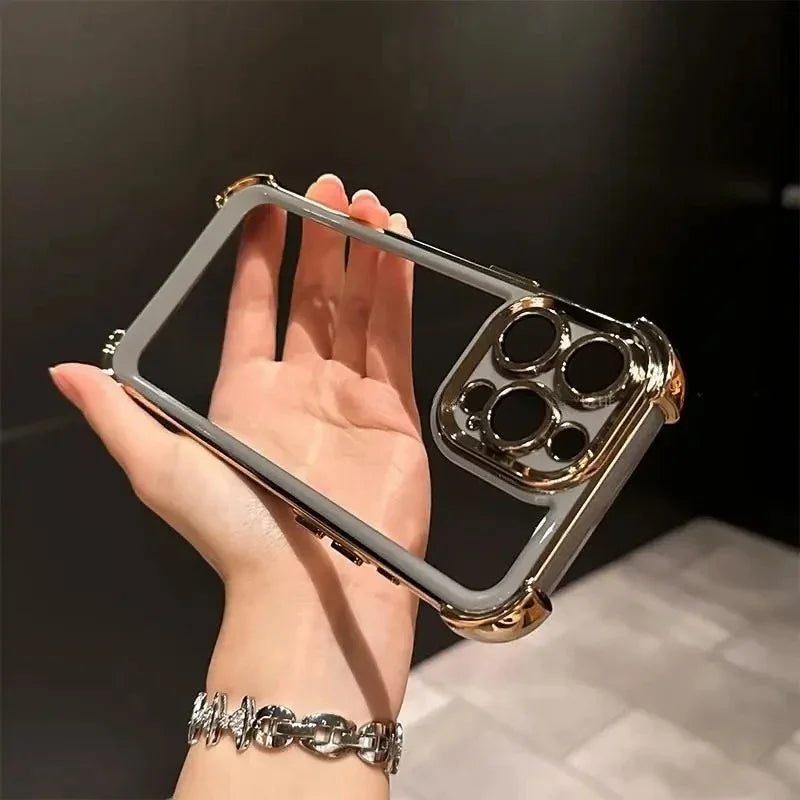 Apple iPhone - Elegant Phone Case with Lens Protector