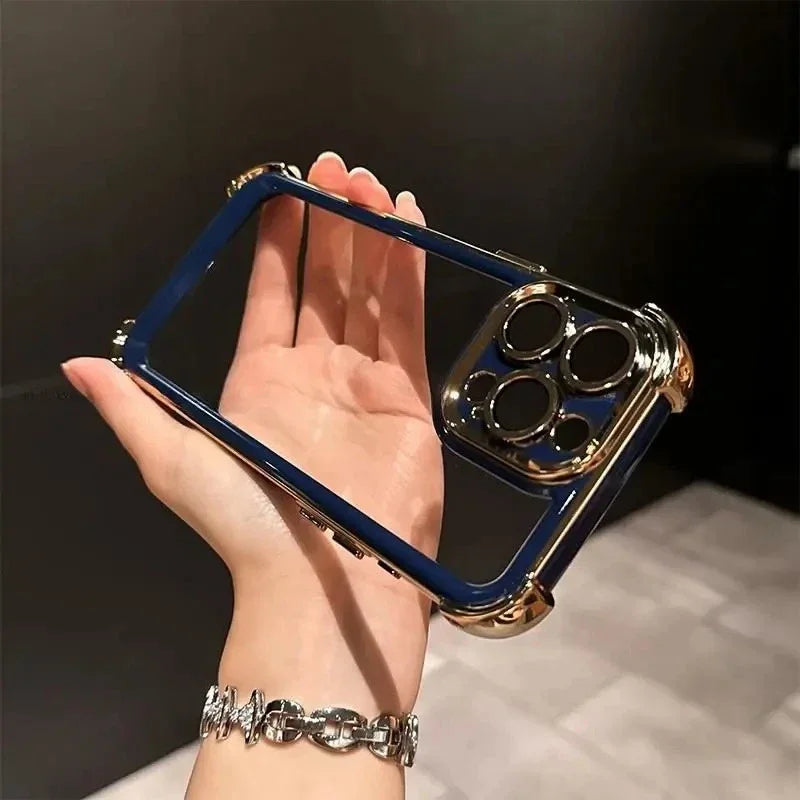 Apple iPhone - Elegant Phone Case with Lens Protector