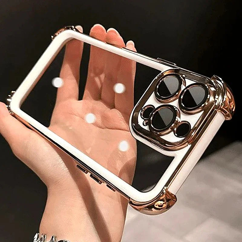 Apple iPhone - Elegant Phone Case with Lens Protector