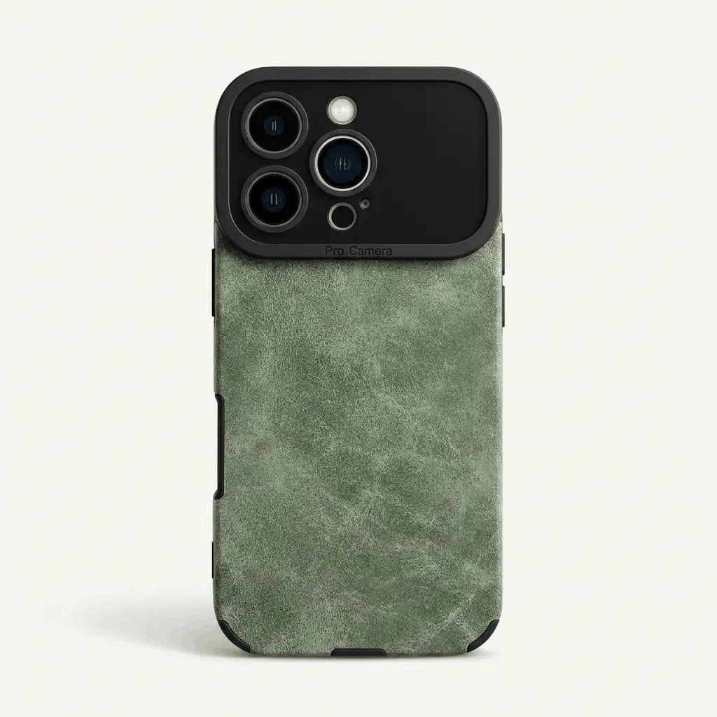 Apple iPhone - Premium Matte Leather Silicone CaseMobile Supplies OnlineApple iPhone