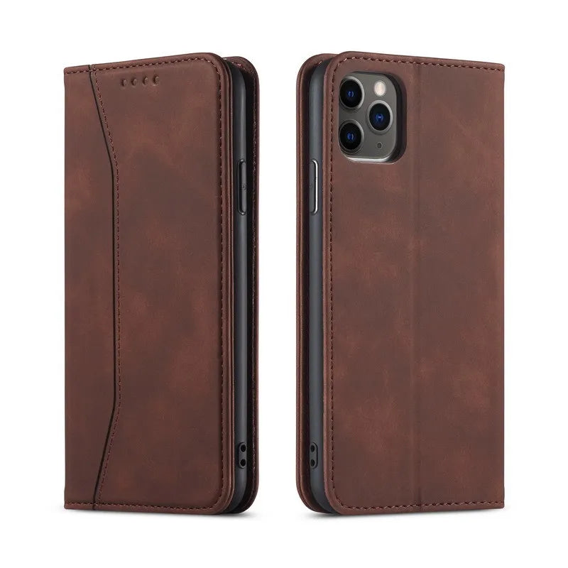 Apple iPhone - Leather Flip Wallet Case With Card Slot