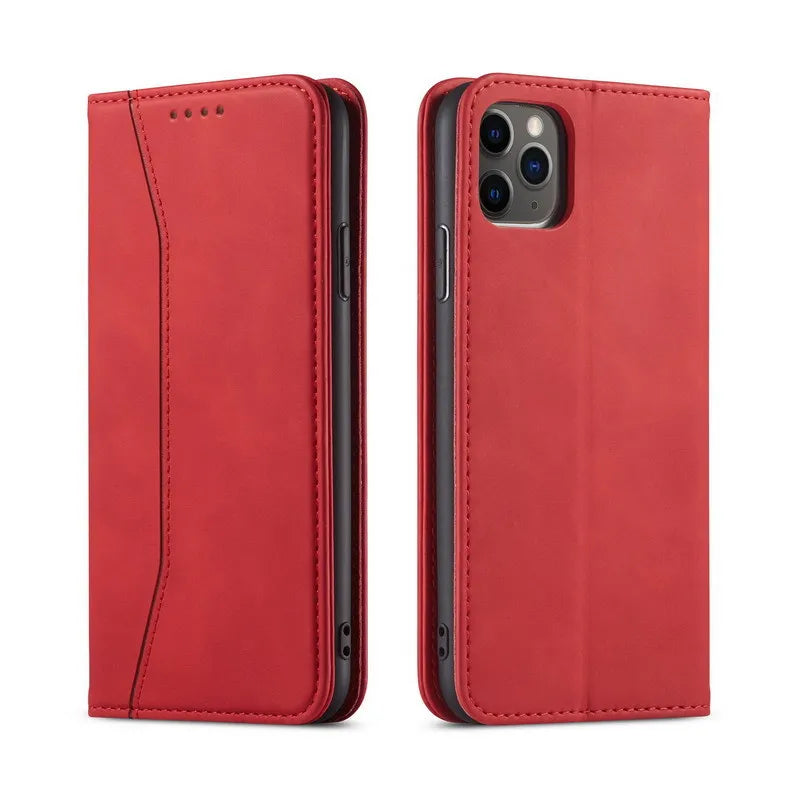 Apple iPhone - Leather Flip Wallet Case With Card Slot