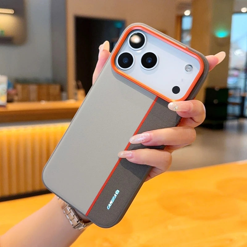 Apple iPhone - Luxury Leather Look Case with Durable Inner Shell