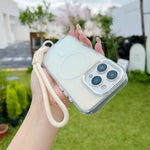 Apple iPhone - Luxury Magnetic MagSafe Case with Lanyard