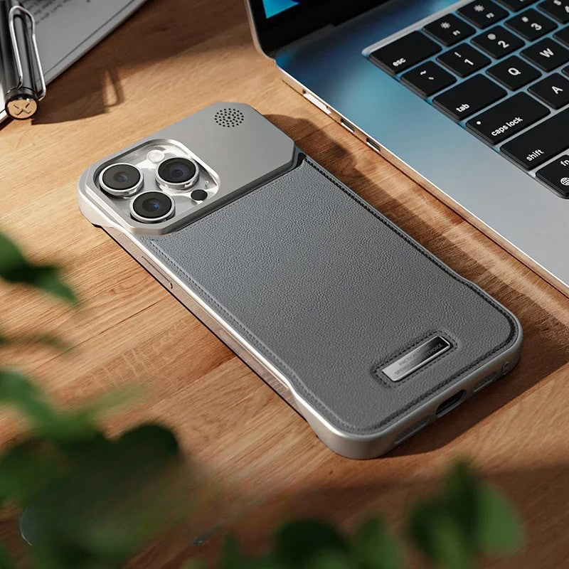 Apple iPhone - Luxury Sleek Leather Case