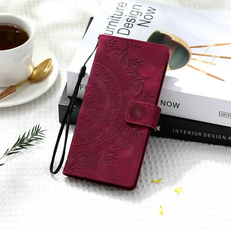 Apple iPhone - Magnet Leather Wallet Case