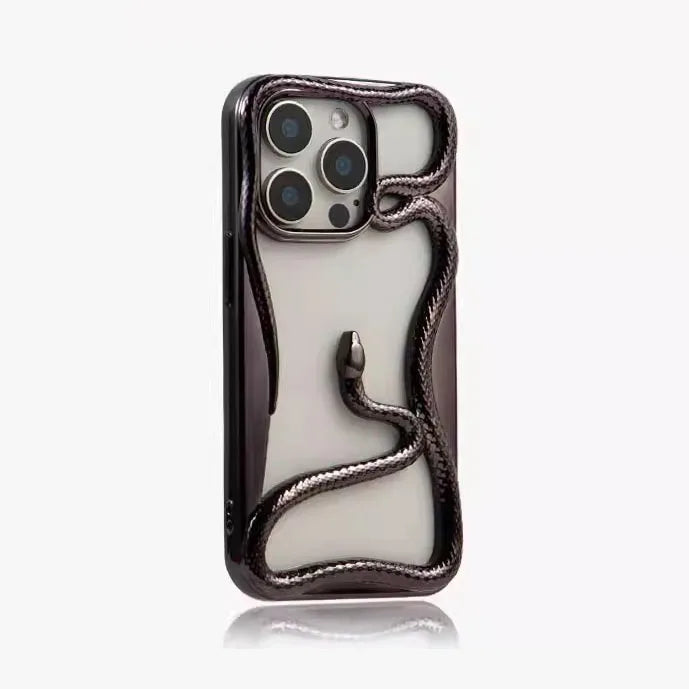 Apple iPhone - Matte 3D Hollow Snake Case
