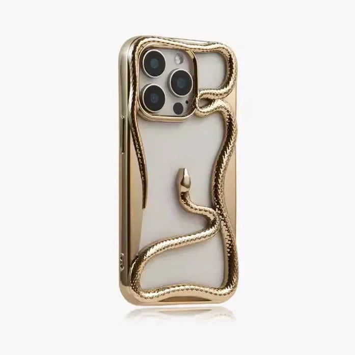 Apple iPhone - Matte 3D Hollow Snake Case