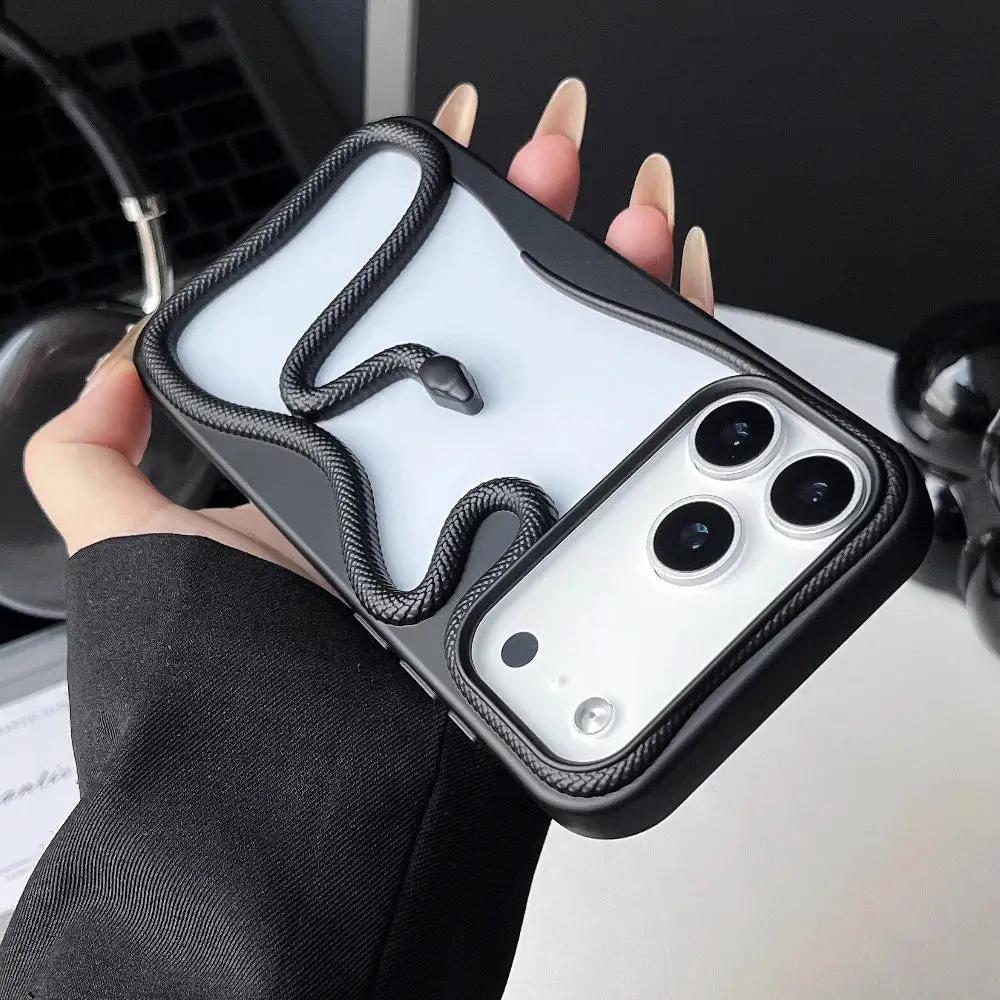 Apple iPhone - Matte 3D Hollow Snake Case by Mobile Supplies Online