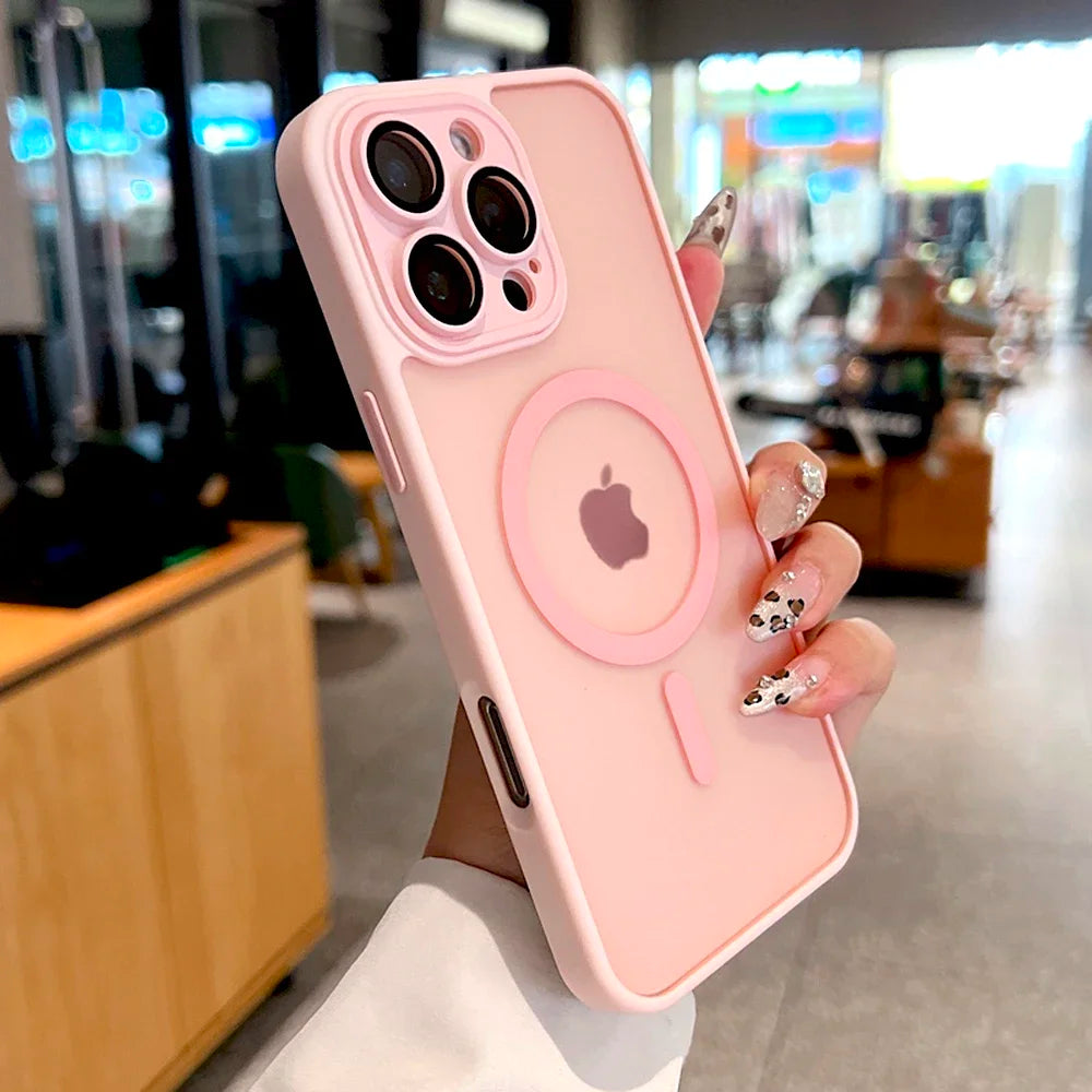 Apple iPhone -  Matte Semi-Translucent Case