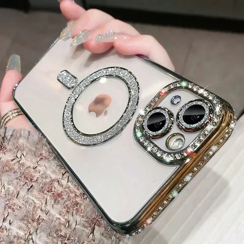 Apple iPhone - Premium Glitter Crystal MagSafe Case