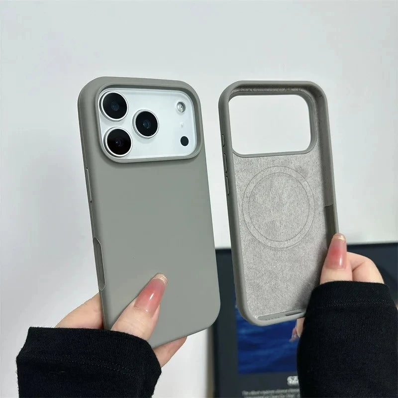 Apple iPhone - Premium Magnetic Liquid Silicone Case