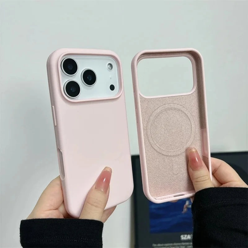 Apple iPhone - Premium Magnetic Liquid Silicone Case
