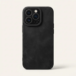 Apple iPhone - Premium Matte Leather Silicone Case by Mobile Supplies Online