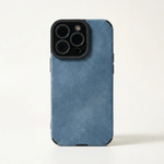 Apple iPhone - Premium Matte Leather Silicone Case by Mobile Supplies Online