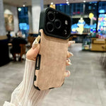 Apple iPhone - Premium Matte Leather Silicone Case