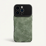 Apple iPhone - Premium Matte Leather Silicone Case by Mobile Supplies Online