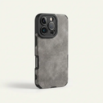 Apple iPhone - Premium Matte Leather Silicone Case by Mobile Supplies Online