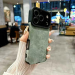 Apple iPhone - Premium Matte Leather Silicone Case